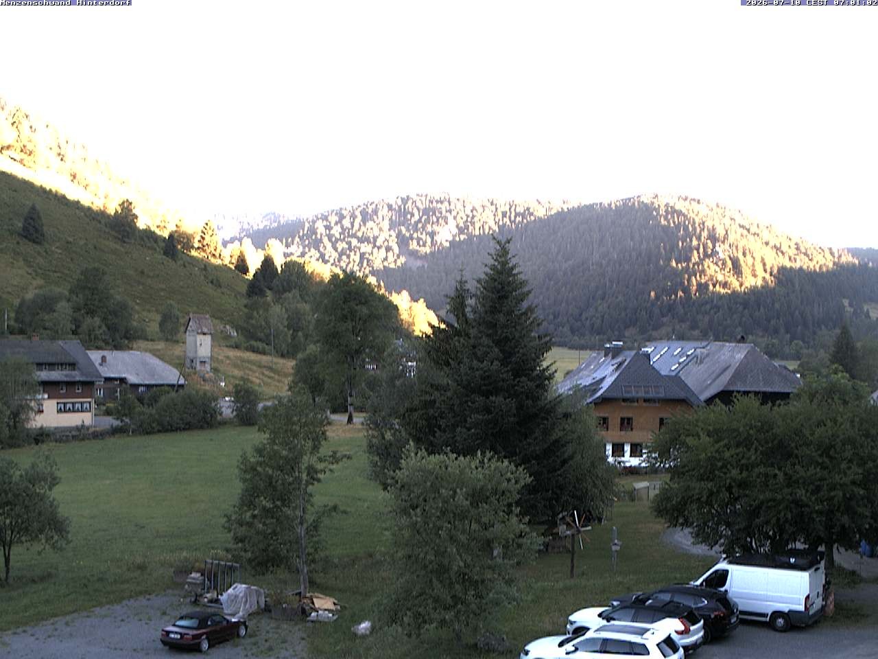Archiv Foto Webcam Menzenschwand: Hinterdorf