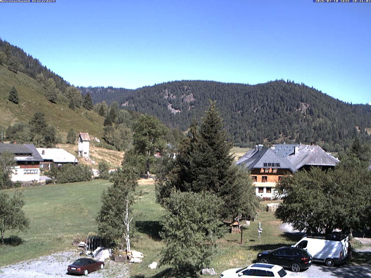 Archiv Foto Webcam Menzenschwand: Hinterdorf