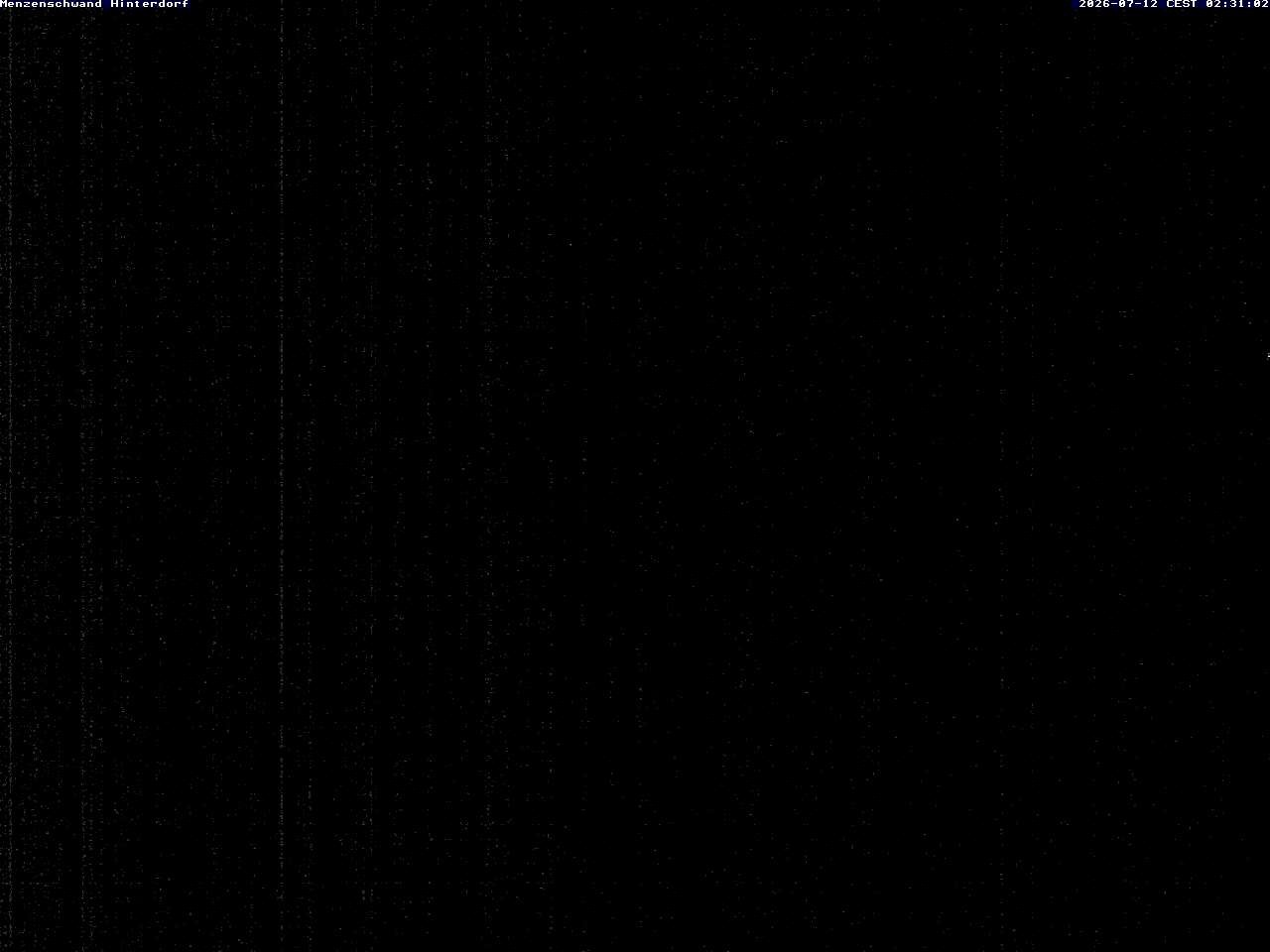 Archived image Webcam Menzenschwand (Hinterdorf)