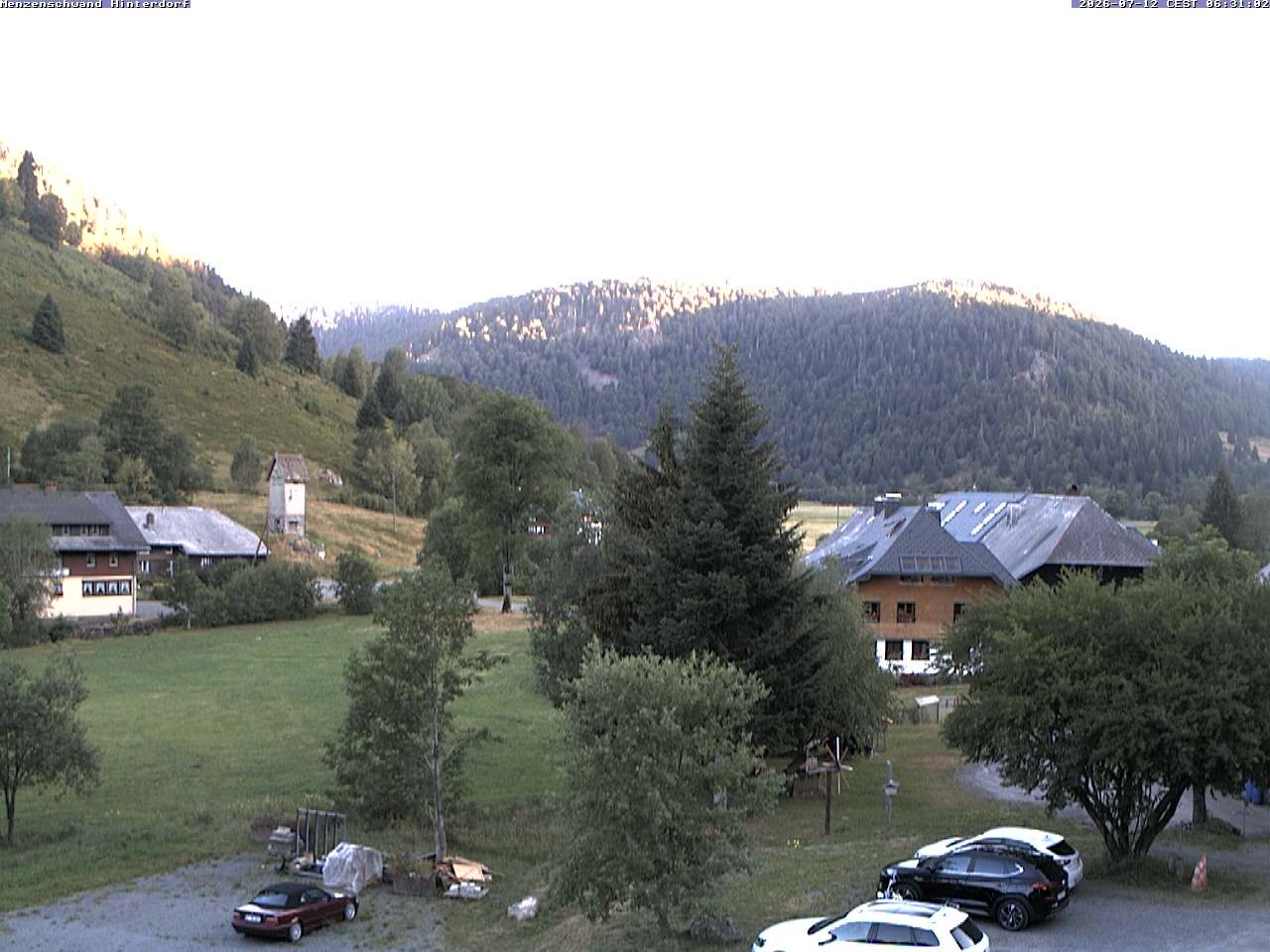 Archived image Webcam Menzenschwand (Hinterdorf)