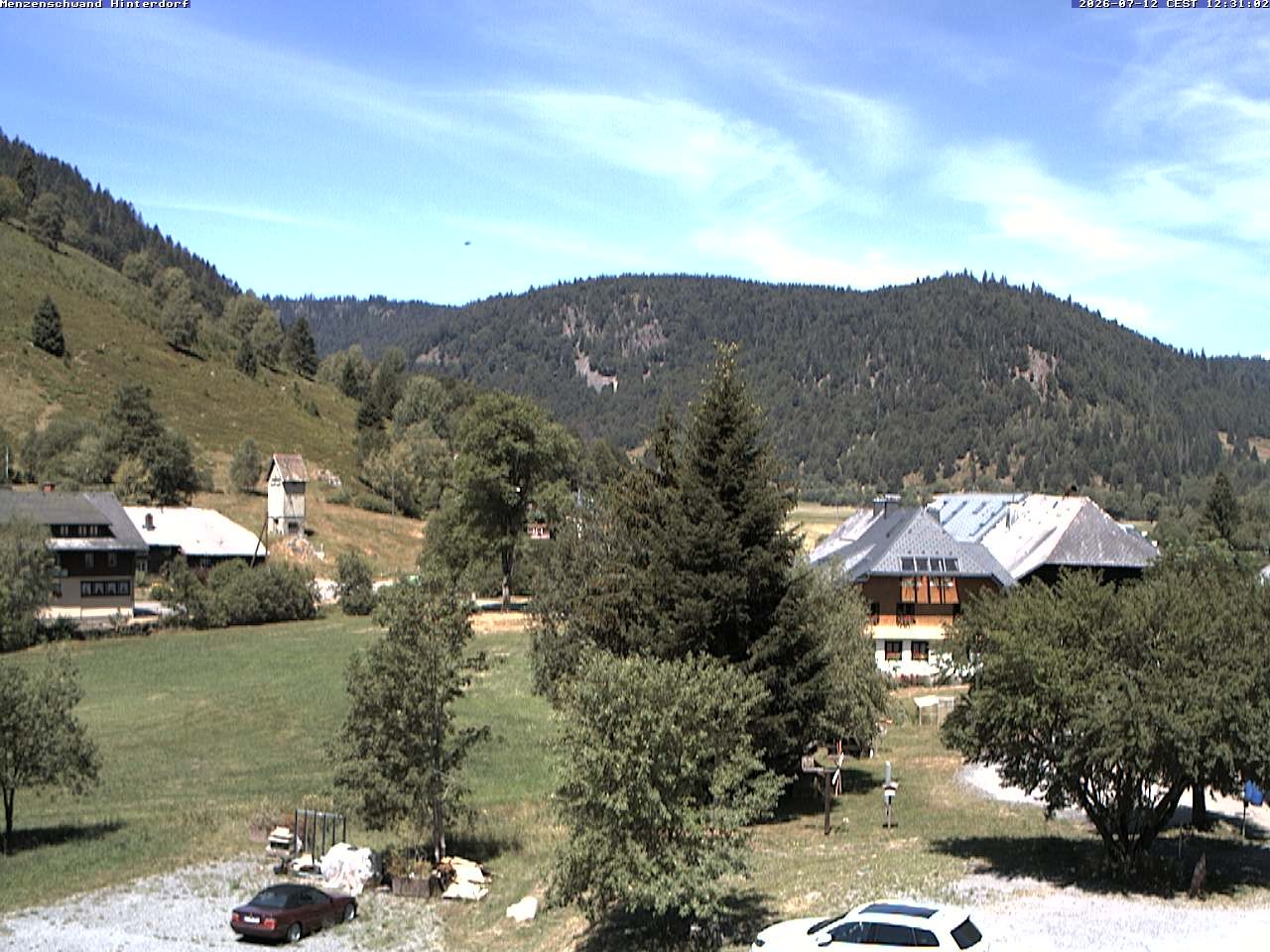 Archived image Webcam Menzenschwand (Hinterdorf)