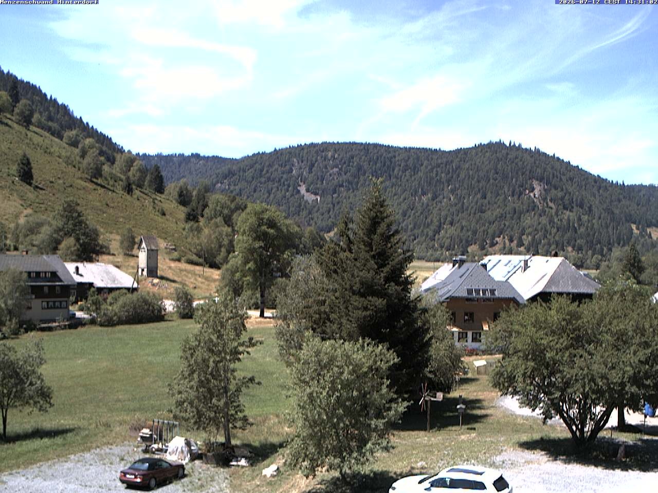Archived image Webcam Menzenschwand (Hinterdorf)