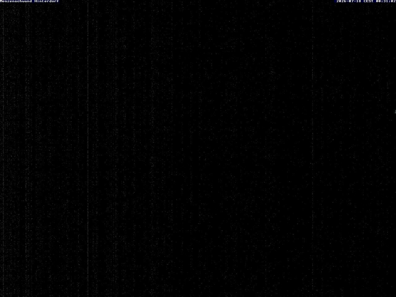Archived image Webcam Menzenschwand (Hinterdorf)