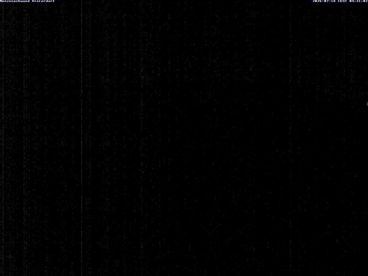 Archived image Webcam Menzenschwand (Hinterdorf)