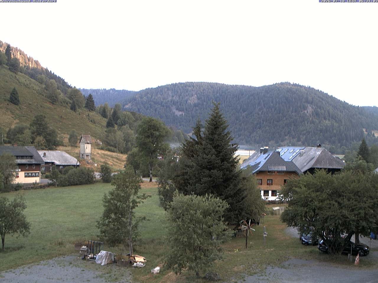 Archived image Webcam Menzenschwand (Hinterdorf)
