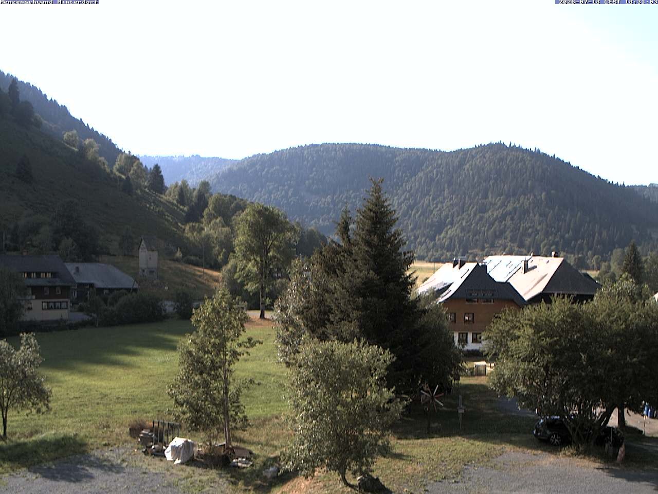Archived image Webcam Menzenschwand (Hinterdorf)
