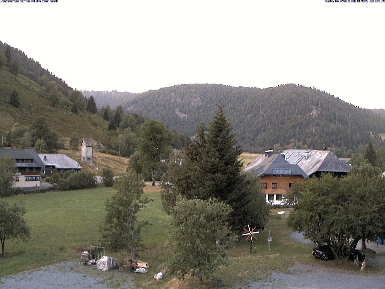 Archived image Webcam Menzenschwand (Hinterdorf)