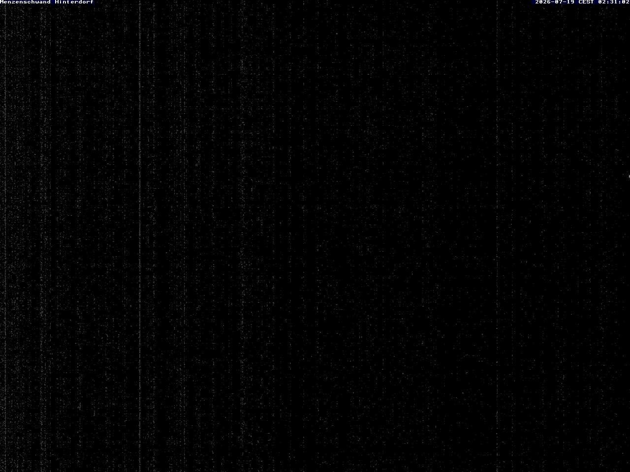 Archived image Webcam Menzenschwand (Hinterdorf)