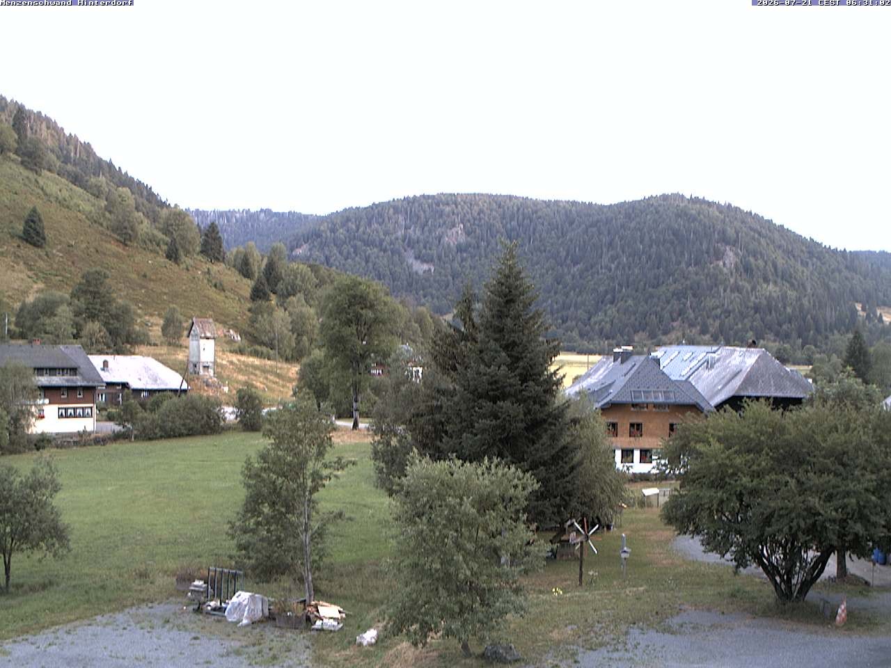 Archiv Foto Webcam Menzenschwand: Hinterdorf