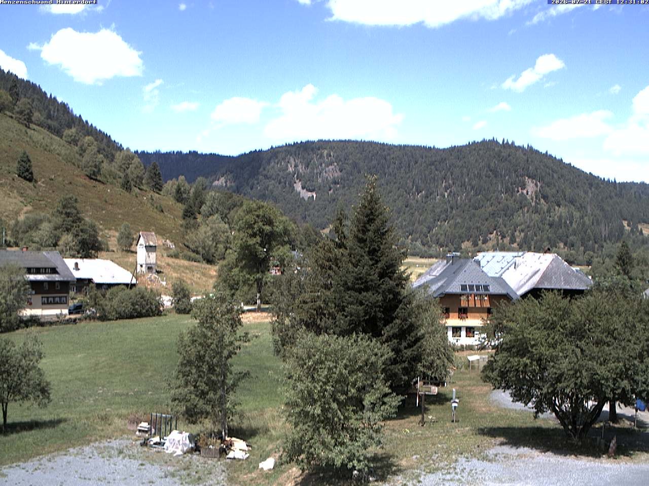 Archiv Foto Webcam Menzenschwand: Hinterdorf