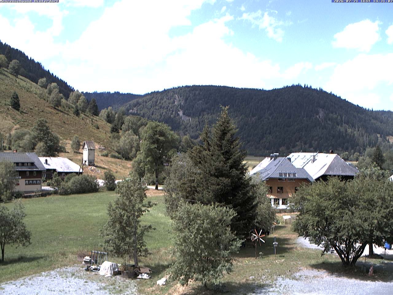 Archiv Foto Webcam Menzenschwand: Hinterdorf