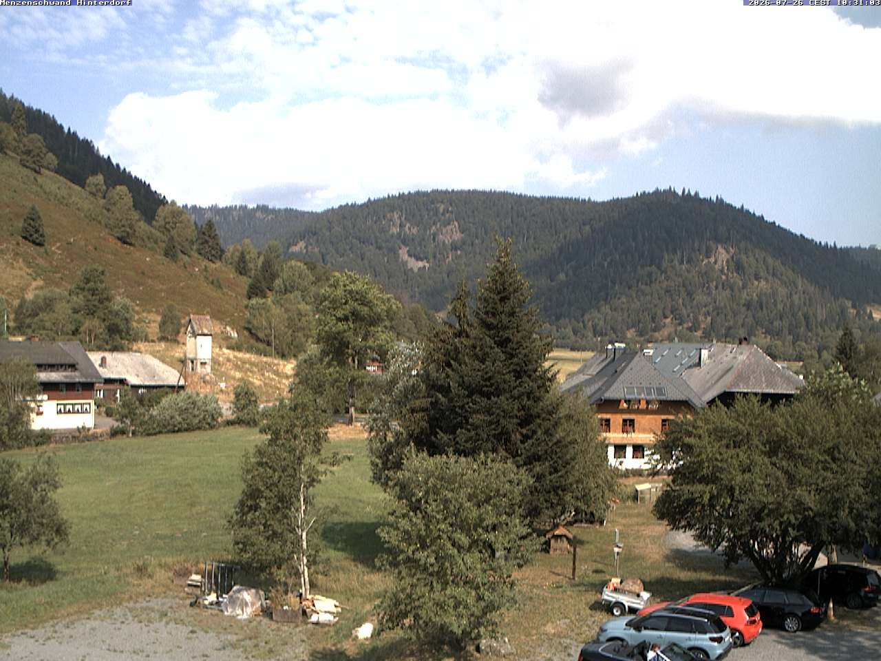 Archiv Foto Webcam Menzenschwand: Hinterdorf