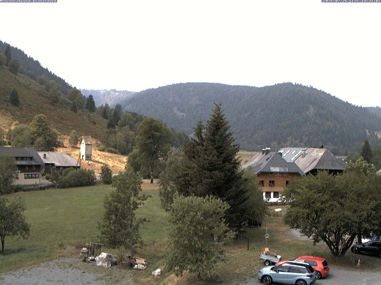 Archiv Foto Webcam Menzenschwand: Hinterdorf