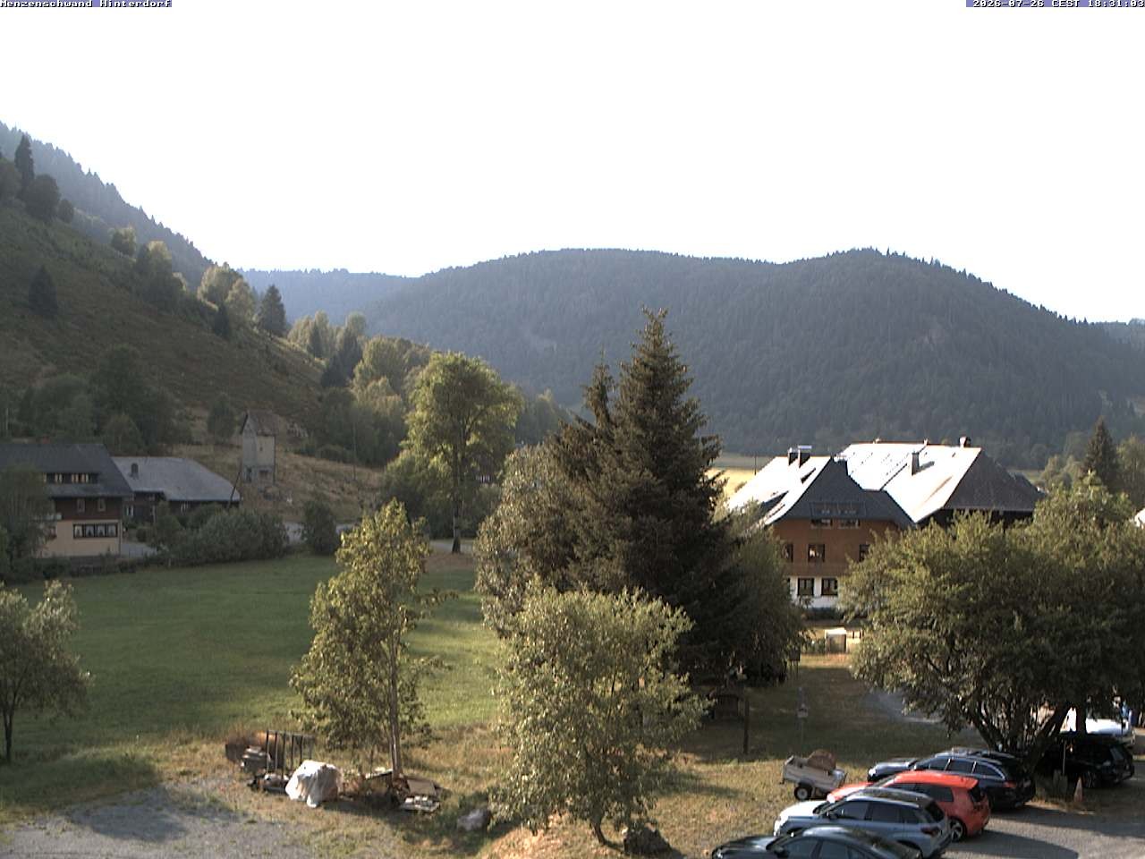 Archiv Foto Webcam Menzenschwand: Hinterdorf