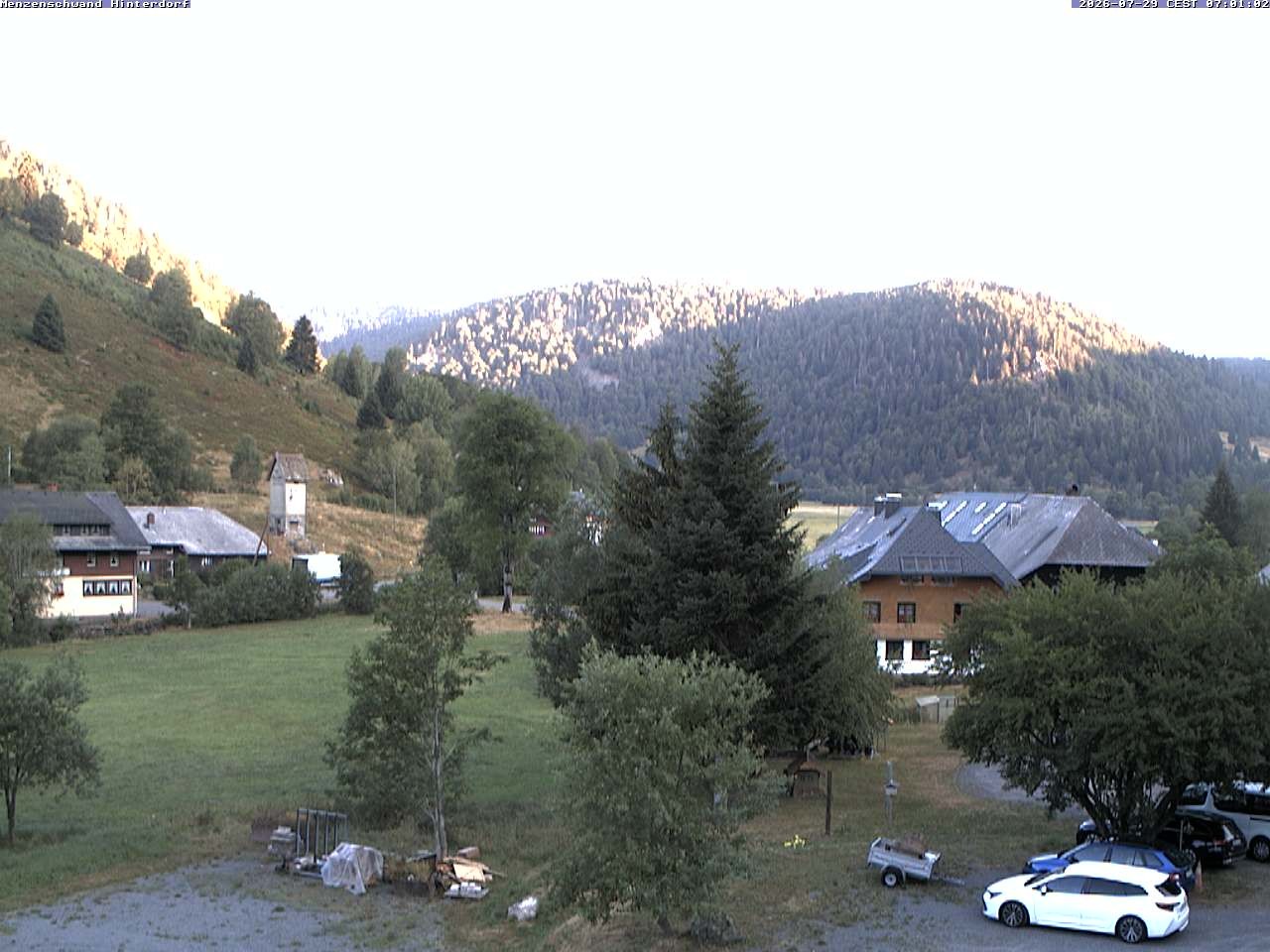 Archiv Foto Webcam Menzenschwand: Hinterdorf