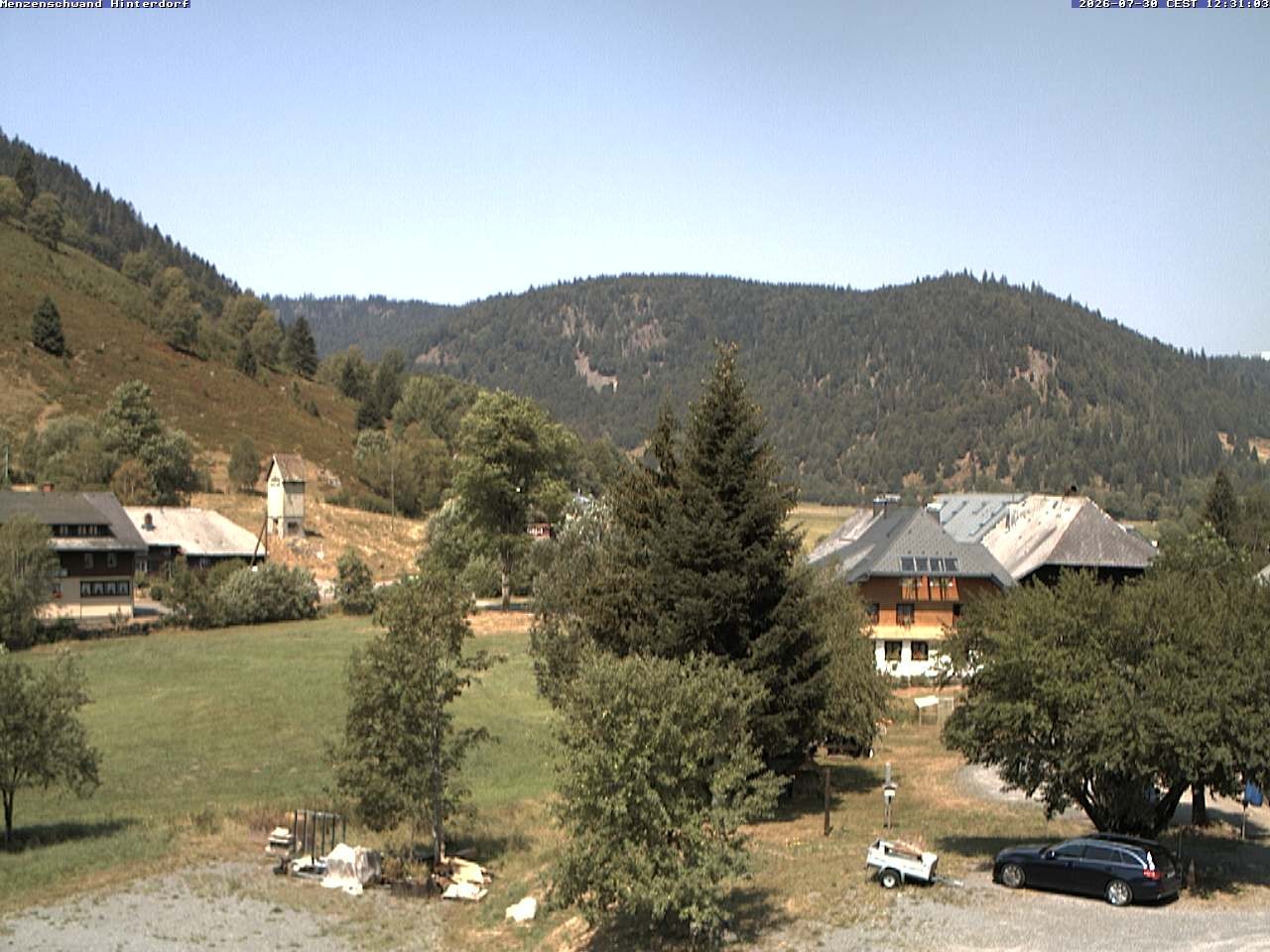 Archiv Foto Webcam Menzenschwand: Hinterdorf