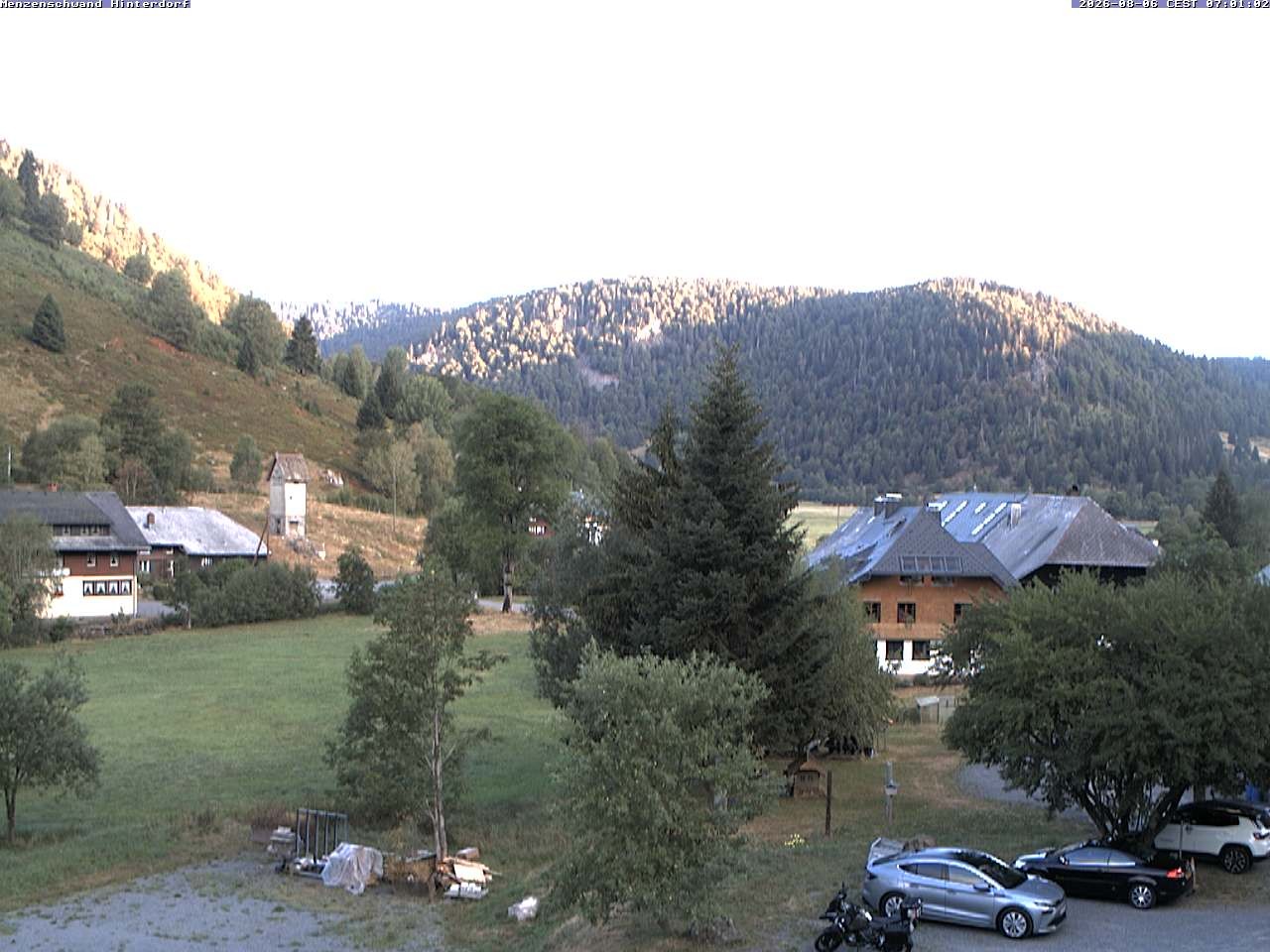 Archiv Foto Webcam Menzenschwand: Hinterdorf