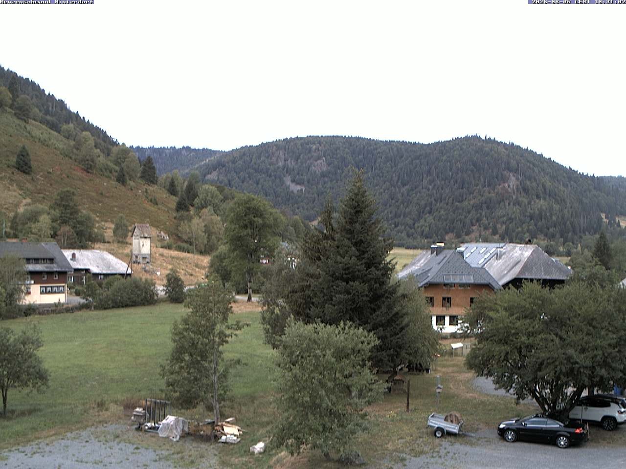 Archiv Foto Webcam Menzenschwand: Hinterdorf