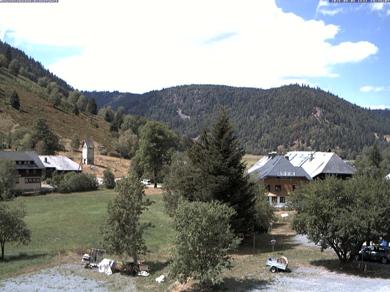 Archiv Foto Webcam Menzenschwand: Hinterdorf