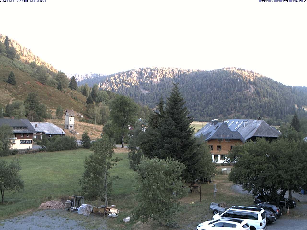 Archiv Foto Webcam Menzenschwand: Hinterdorf