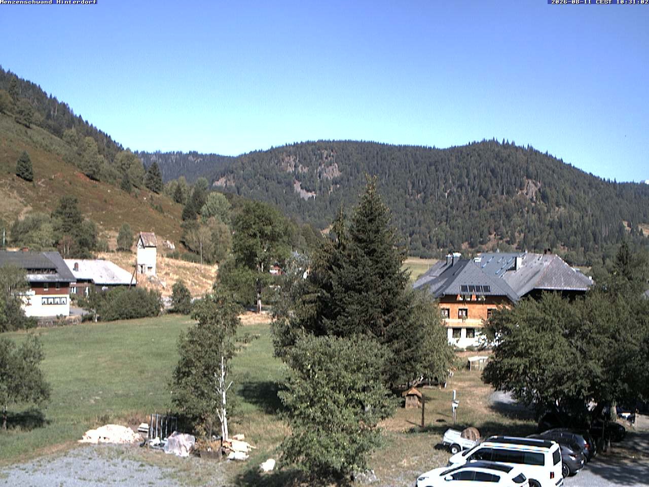 Archiv Foto Webcam Menzenschwand: Hinterdorf