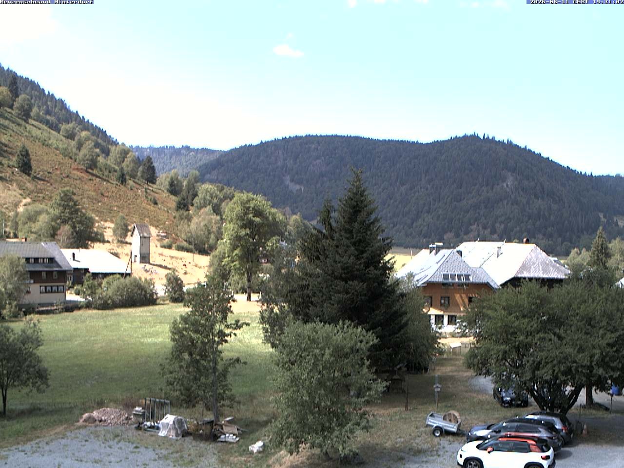 Archiv Foto Webcam Menzenschwand: Hinterdorf