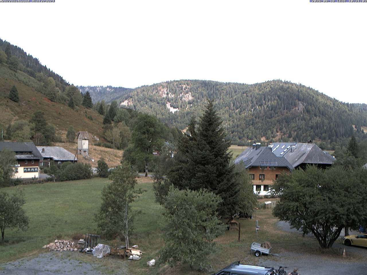 Archiv Foto Webcam Menzenschwand: Hinterdorf