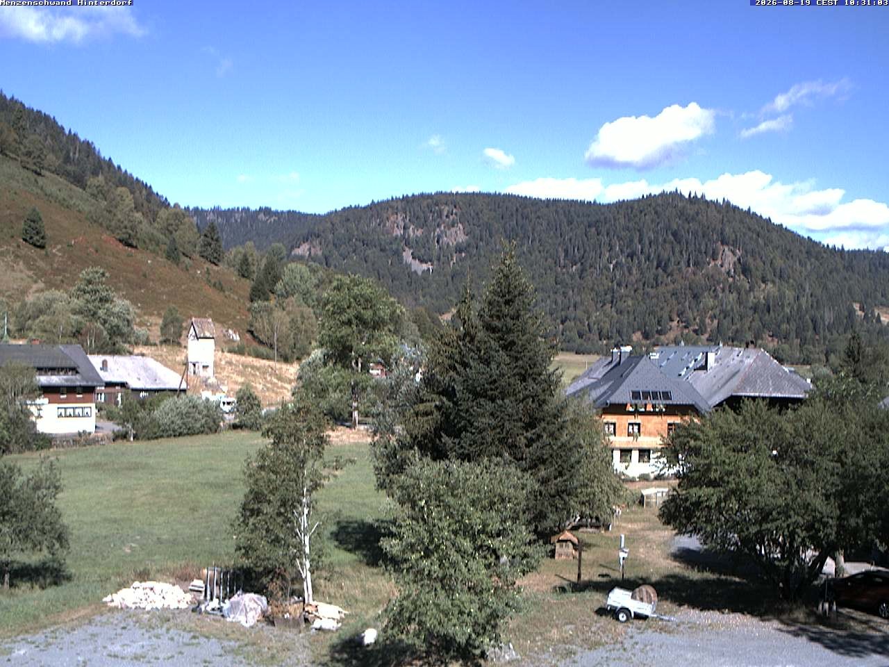 Archiv Foto Webcam Menzenschwand: Hinterdorf