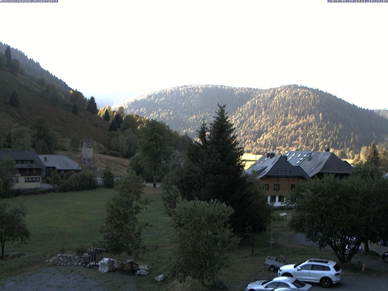 Archiv Foto Webcam Menzenschwand: Hinterdorf