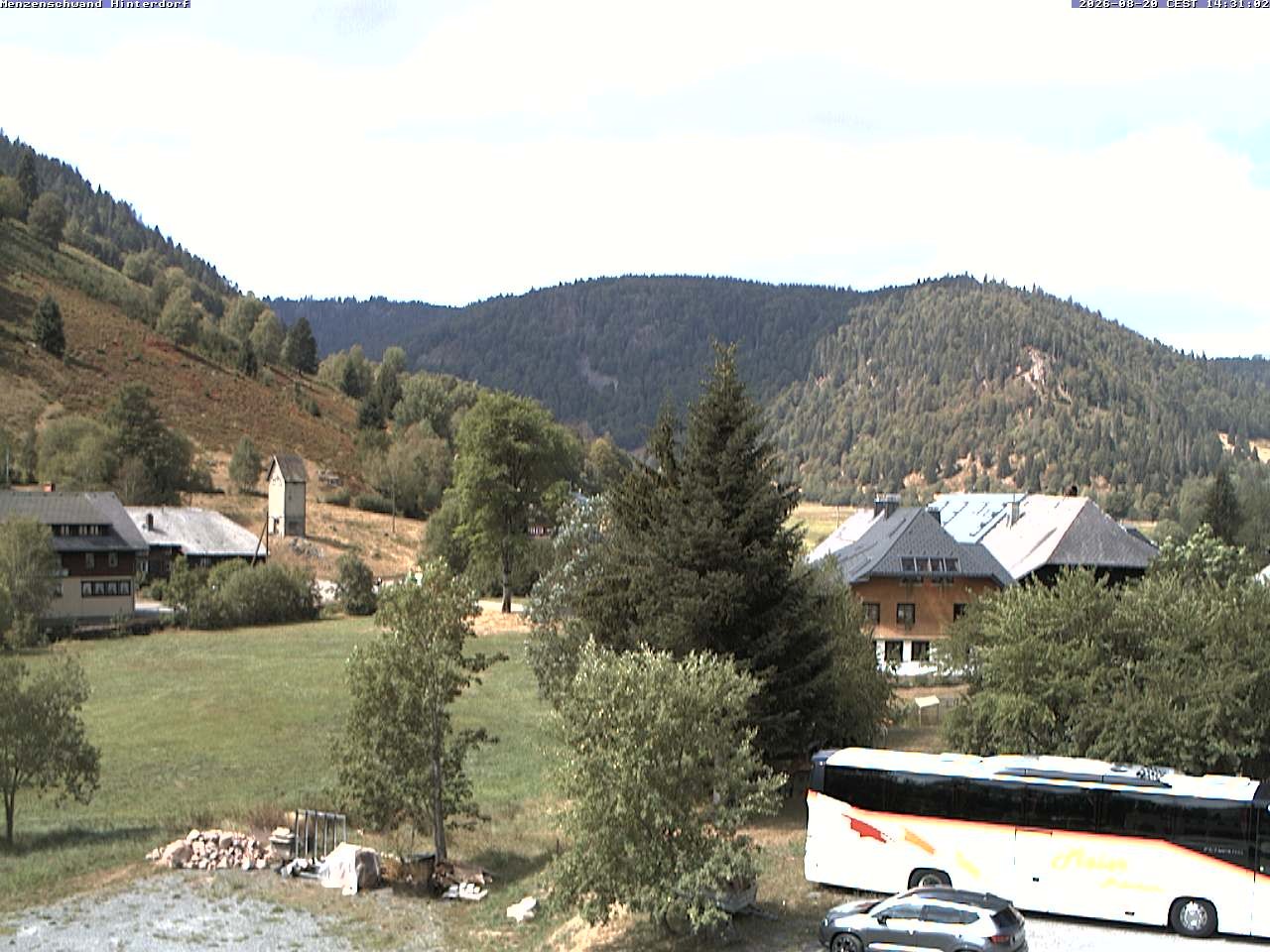 Archiv Foto Webcam Menzenschwand: Hinterdorf