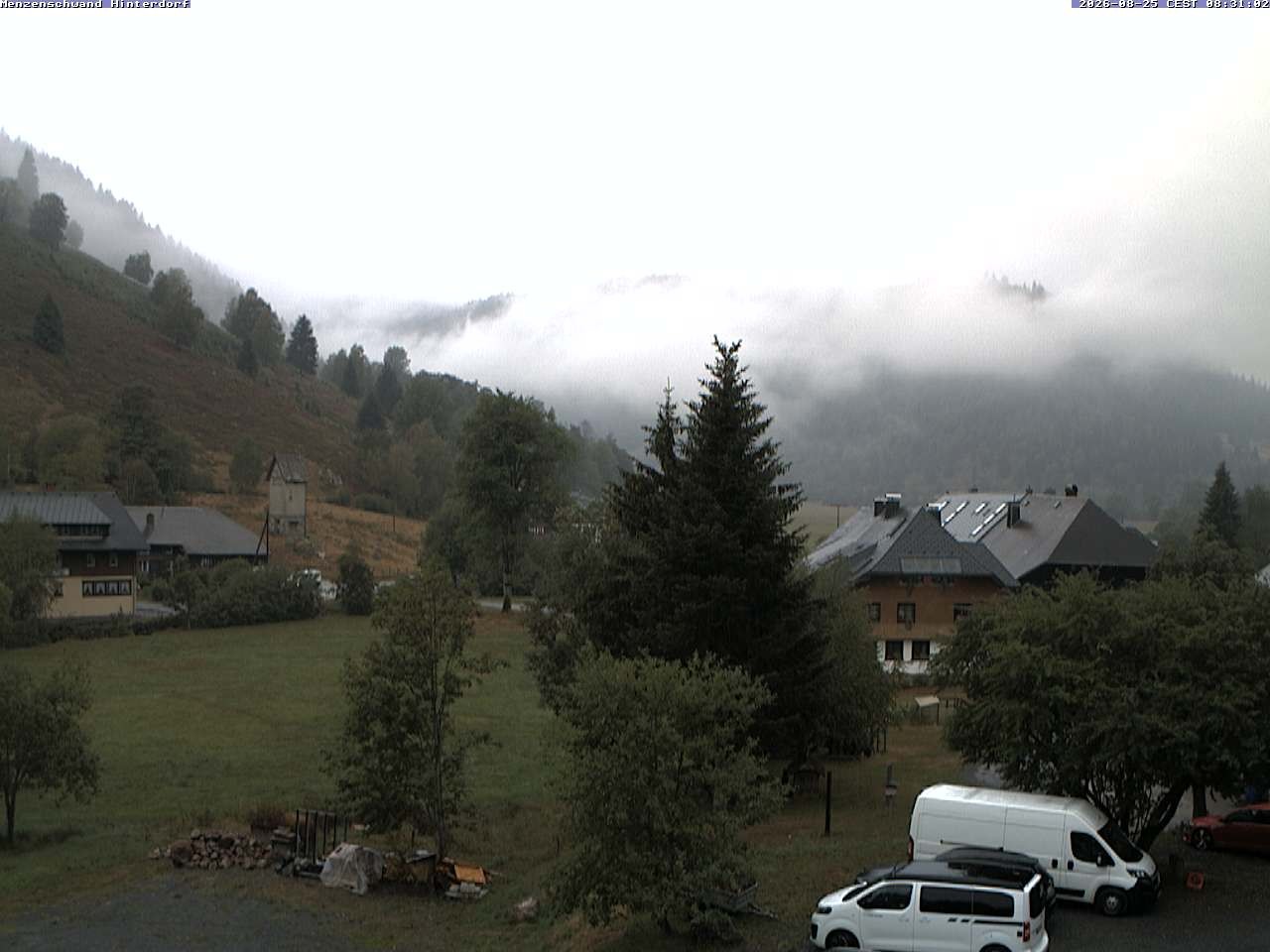 Archiv Foto Webcam Menzenschwand: Hinterdorf