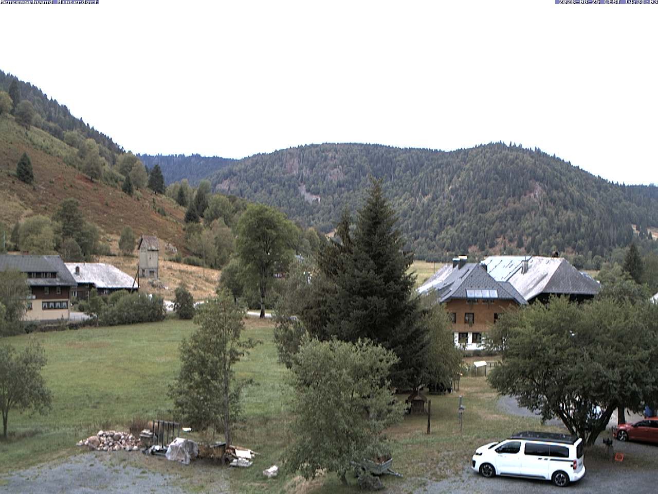 Archiv Foto Webcam Menzenschwand: Hinterdorf