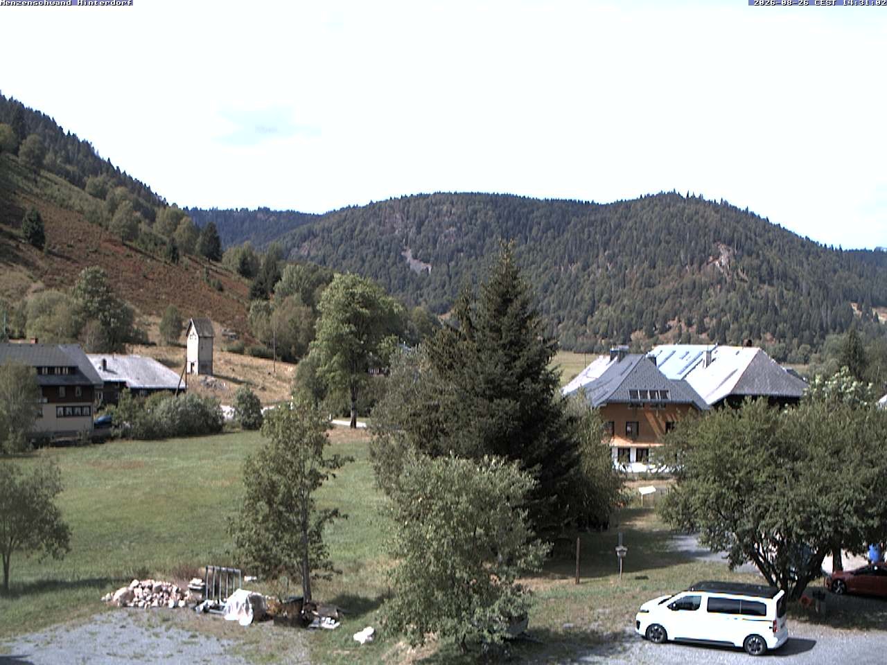 Archiv Foto Webcam Menzenschwand: Hinterdorf