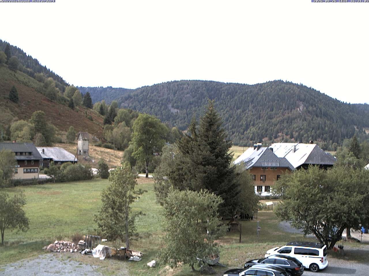 Archiv Foto Webcam Menzenschwand: Hinterdorf