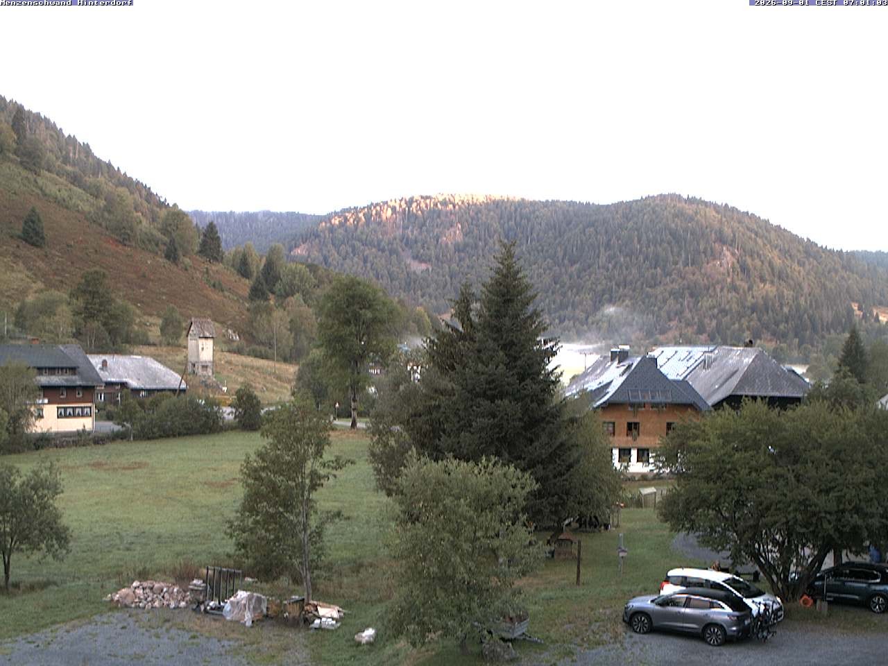 Archiv Foto Webcam Menzenschwand: Hinterdorf