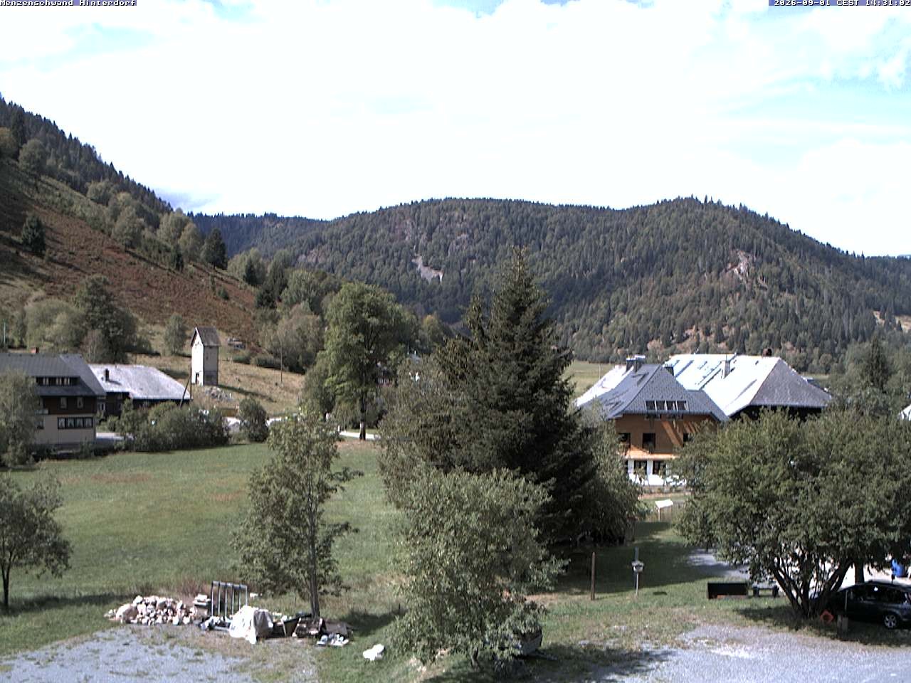 Archiv Foto Webcam Menzenschwand: Hinterdorf