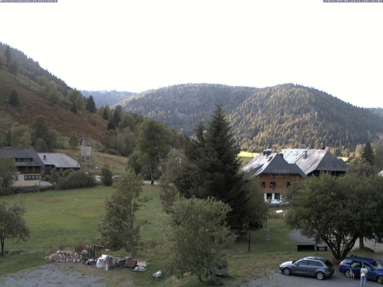 Archiv Foto Webcam Menzenschwand: Hinterdorf
