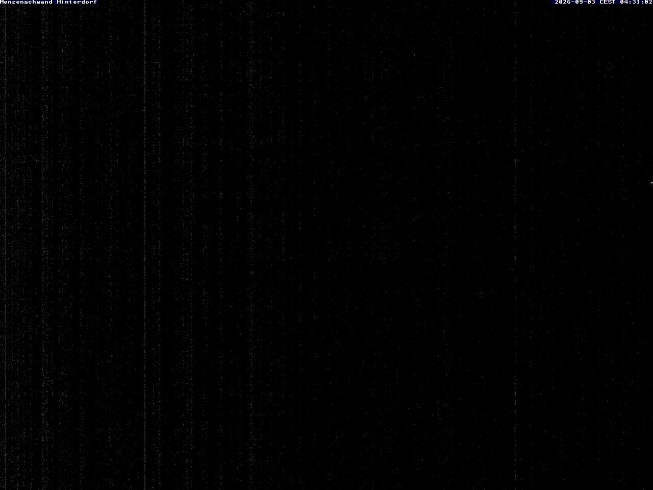 Archived image Webcam Menzenschwand (Hinterdorf)