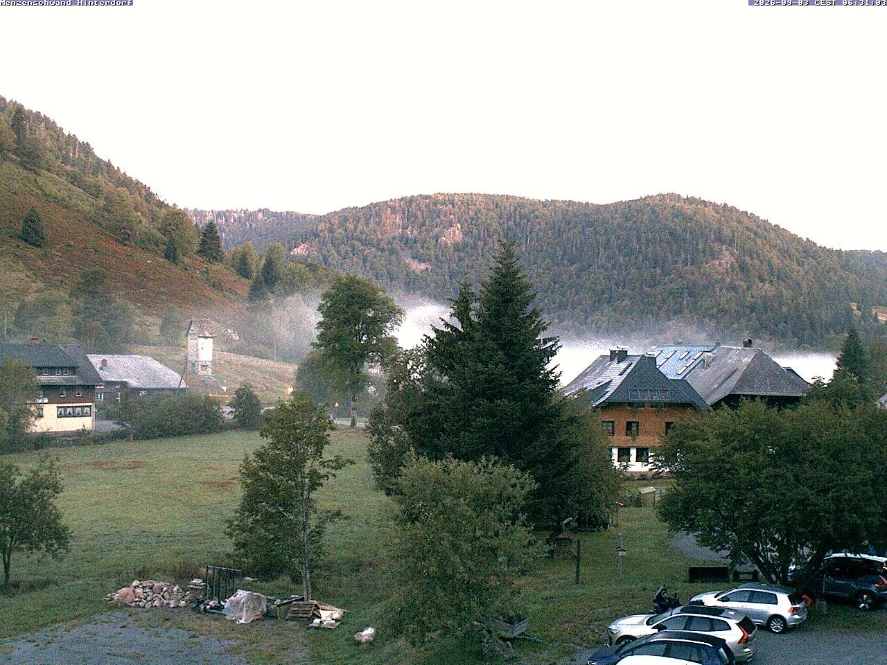 Archived image Webcam Menzenschwand (Hinterdorf)