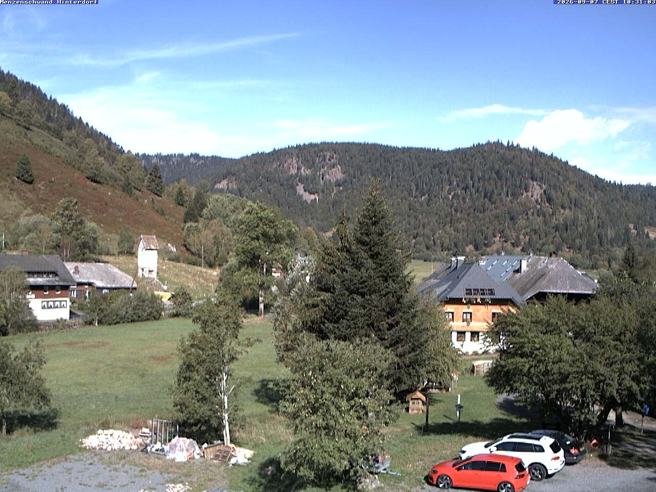 Archiv Foto Webcam Menzenschwand: Hinterdorf