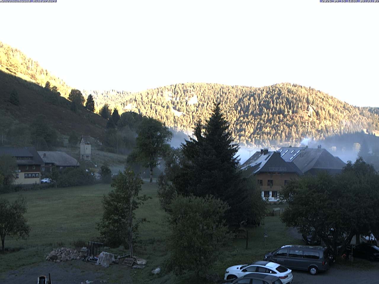 Archiv Foto Webcam Menzenschwand: Hinterdorf