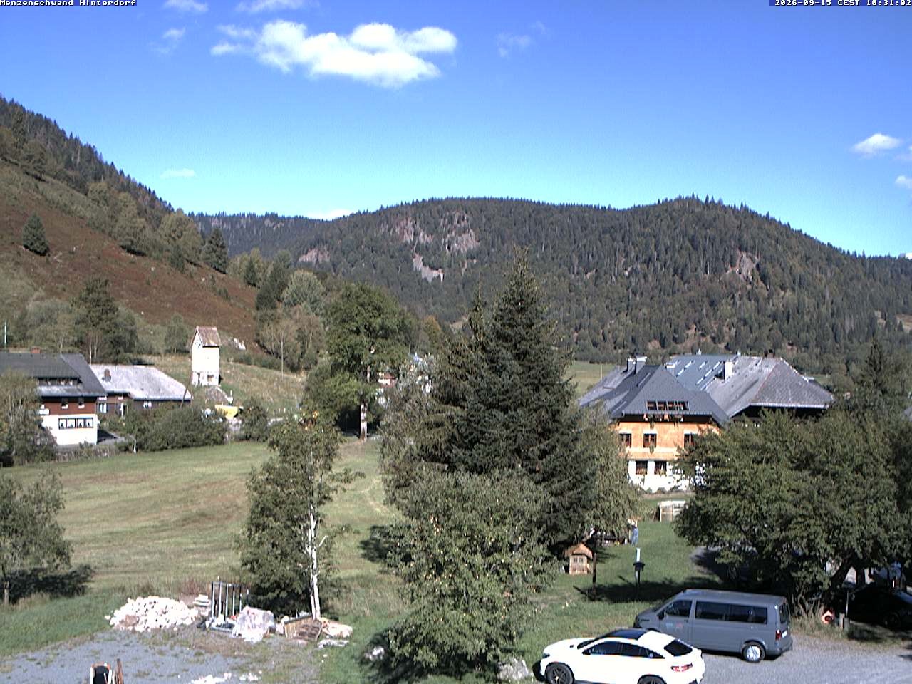 Archiv Foto Webcam Menzenschwand: Hinterdorf