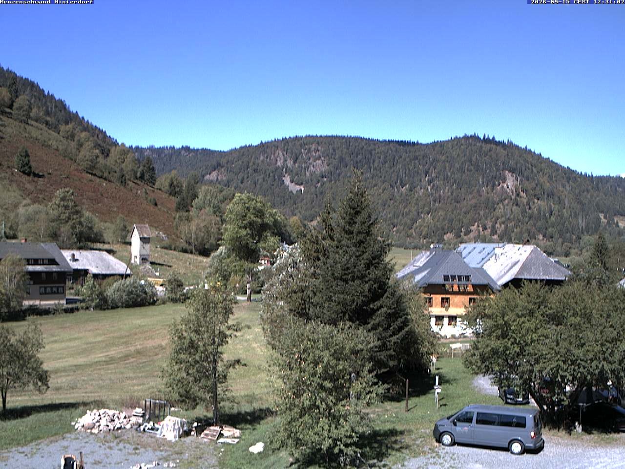 Archiv Foto Webcam Menzenschwand: Hinterdorf