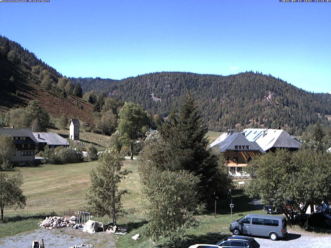 Archiv Foto Webcam Menzenschwand: Hinterdorf