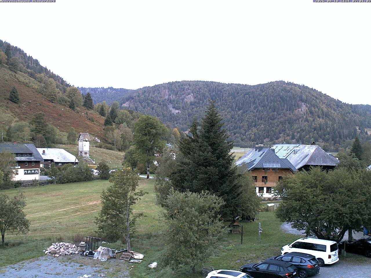 Archiv Foto Webcam Menzenschwand: Hinterdorf