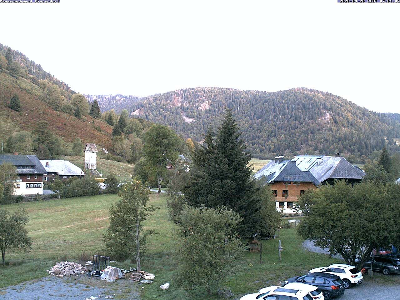 Archiv Foto Webcam Menzenschwand: Hinterdorf