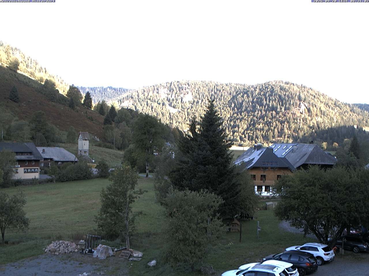 Archiv Foto Webcam Menzenschwand: Hinterdorf