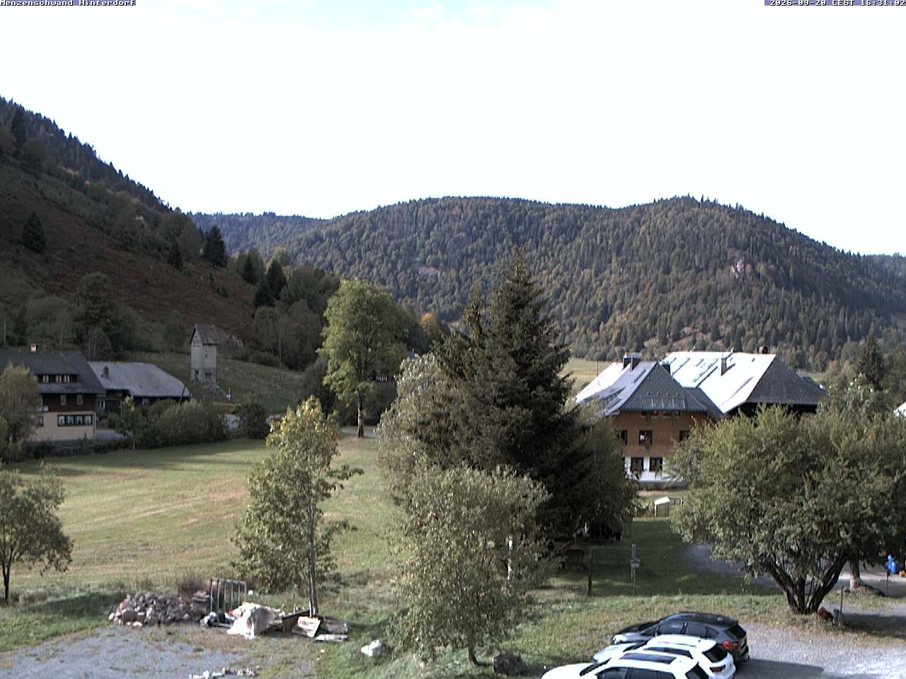 Archiv Foto Webcam Menzenschwand: Hinterdorf