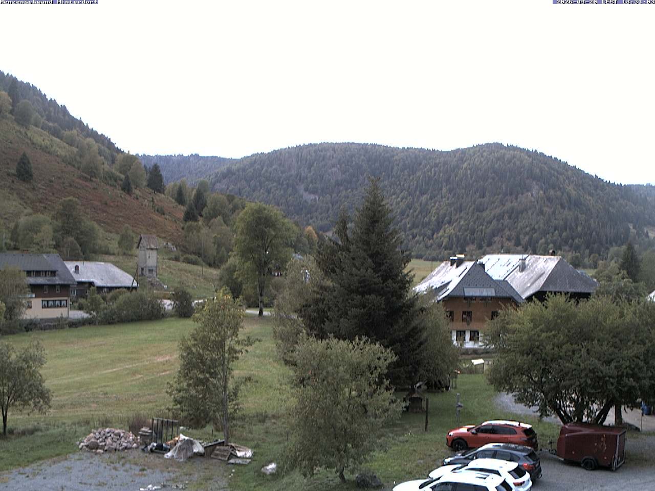 Archiv Foto Webcam Menzenschwand: Hinterdorf