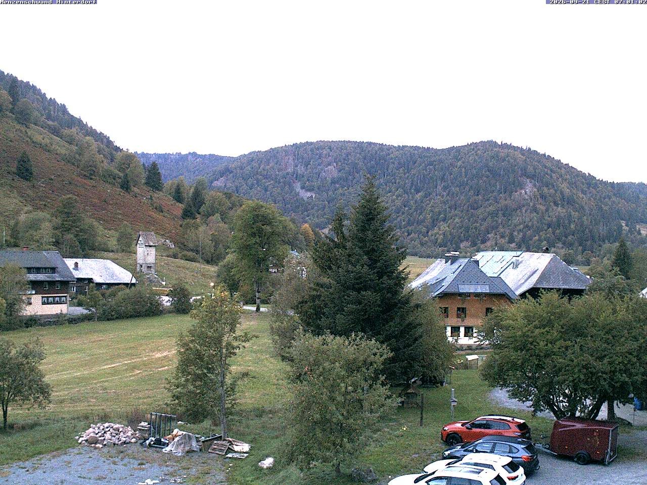 Archiv Foto Webcam Menzenschwand: Hinterdorf